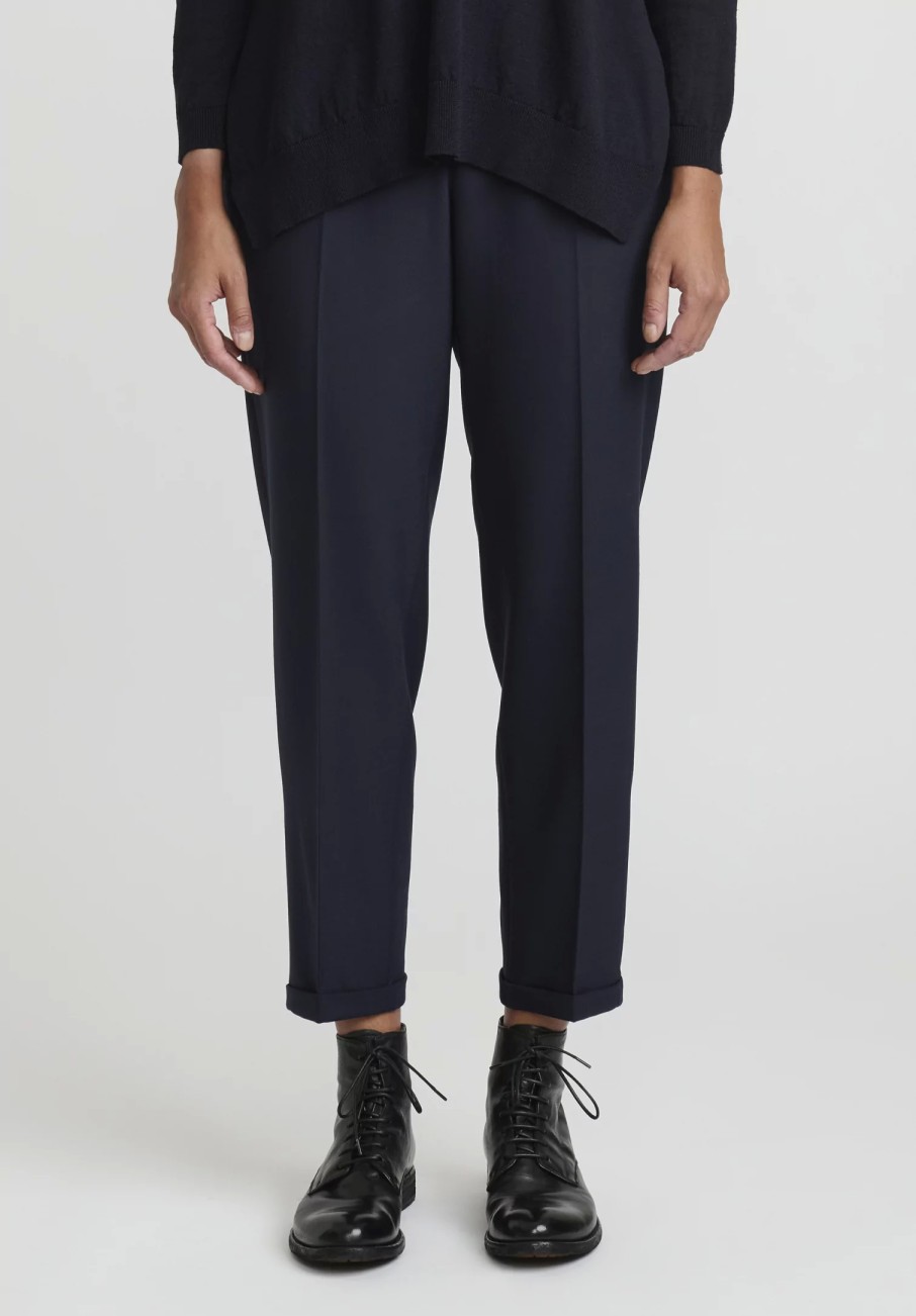 Antonelli Pants | Rosalba'' Pants In Navy Blue