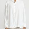 Album di Famiglia Shirts & Blouses | Uni Collar Shirt In Milk White