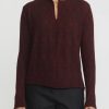 Lainey Keogh Knitwear | Lightweight Cardigan In Claret Red