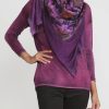 Avant Toi Scarves & Shawls | Cashmere & Silk One-Of-A-Kind Foulard Scarf In Nero Orchid Purple