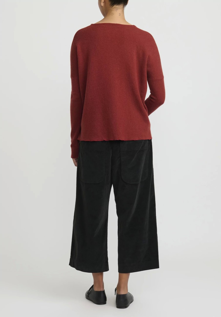 Album di Famiglia Knitwear | Cashmere Cardigan In Red