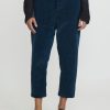 Umit Unal Pants | Cotton Corduroy Drop Crotch Pants In Blue Spruce