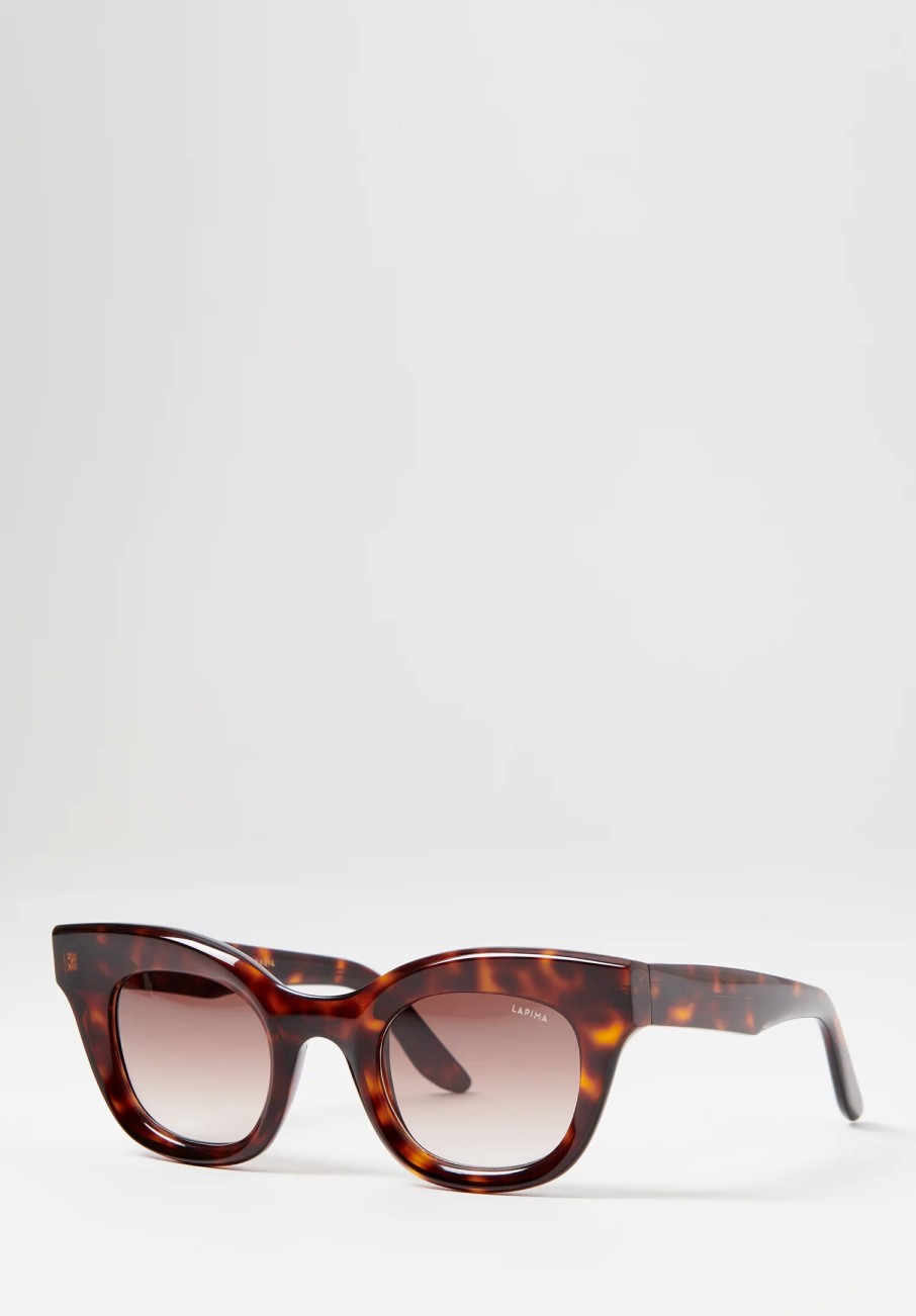 Lapima Sunglasses | Ana Petit Sunglasses In Havana Brown