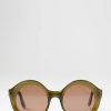 Lapima Sunglasses | Carolina X Sunglasses In Oliva Green