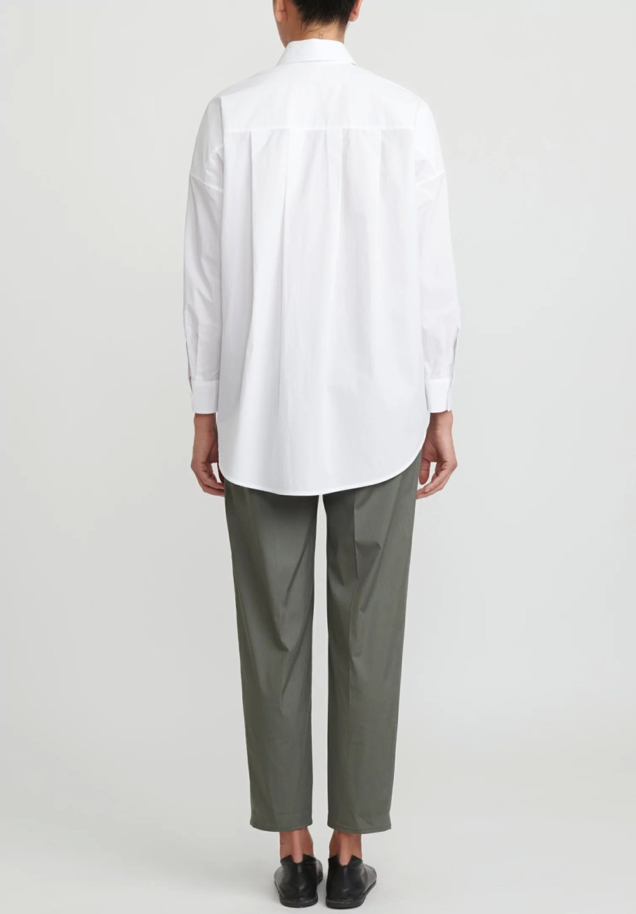 Antonelli Shirts & Blouses | Cotton Anemone Shirt In White