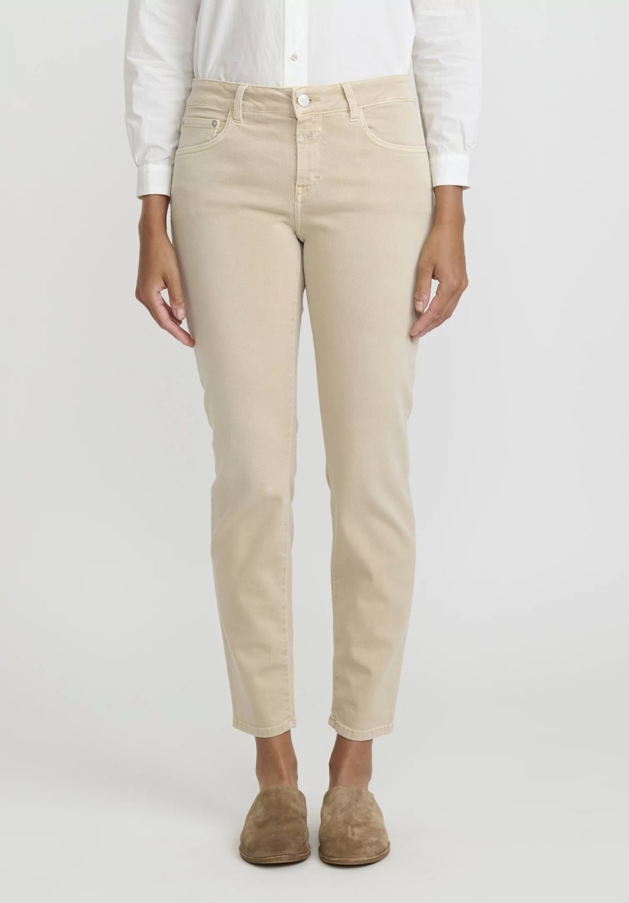 Closed Denim | Baker Cropped Narrow Jeans In Reed Beige