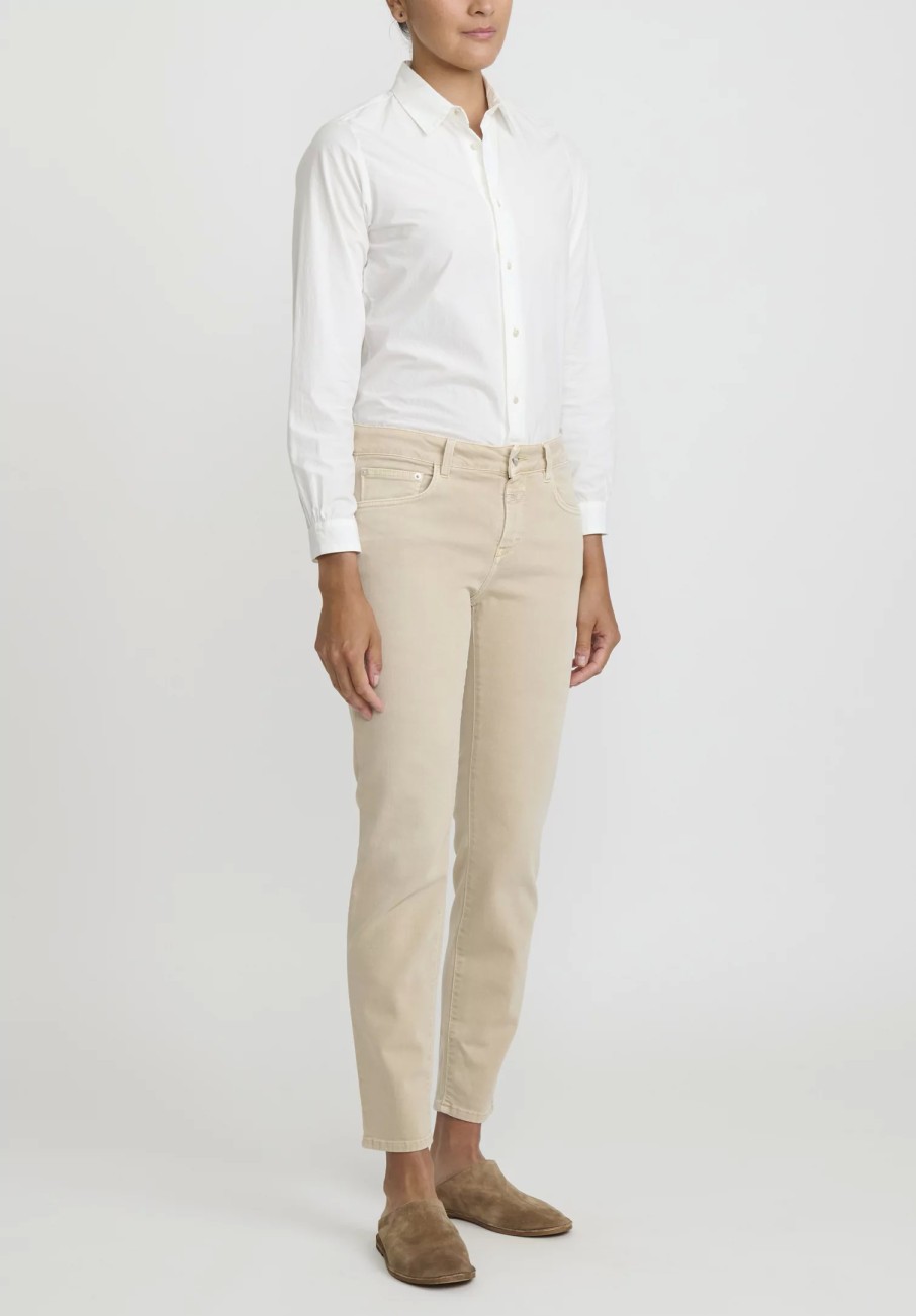 Closed Denim | Baker Cropped Narrow Jeans In Reed Beige