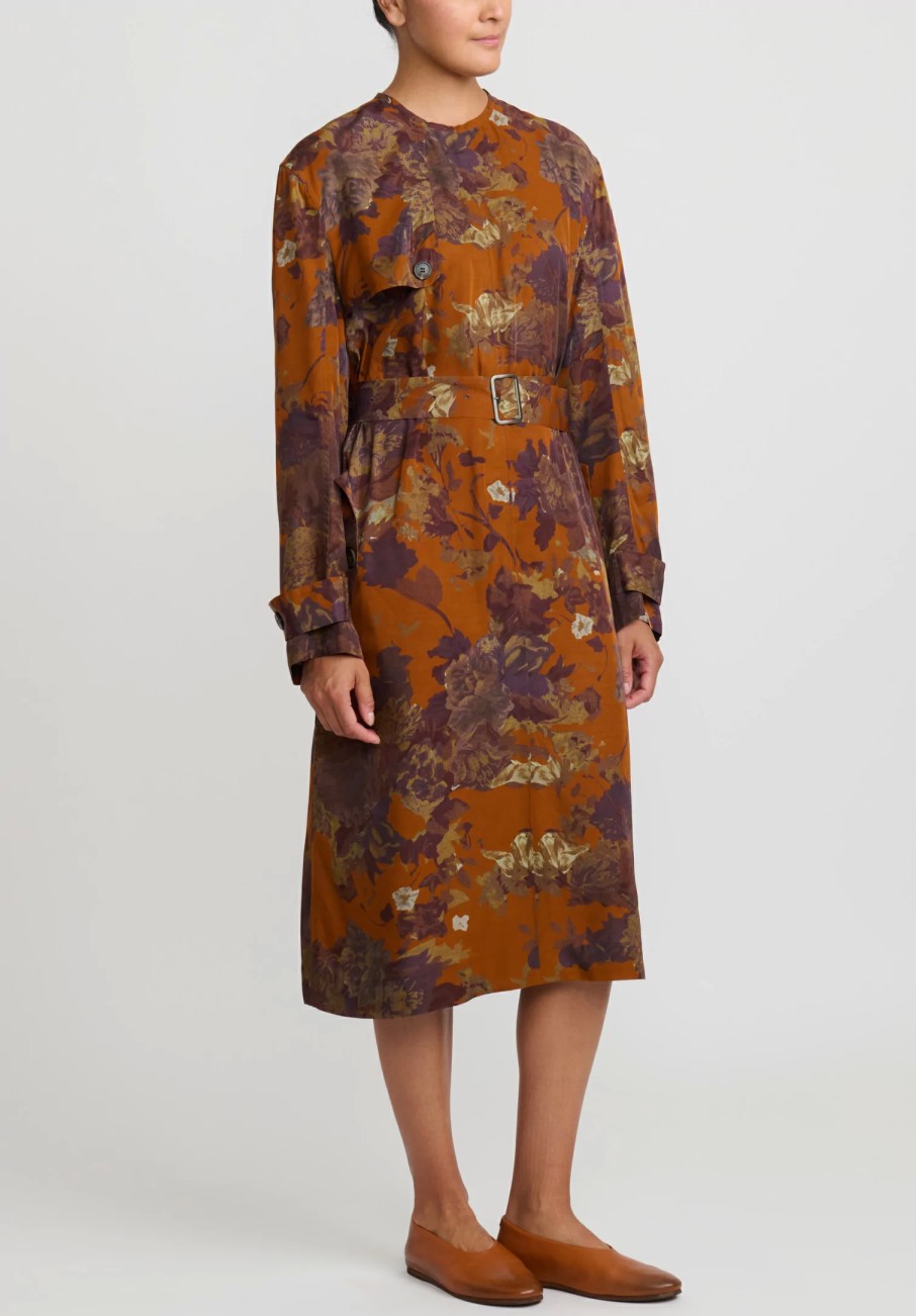 Dries Van Noten Dresses | Dosana Dress In Rust Floral