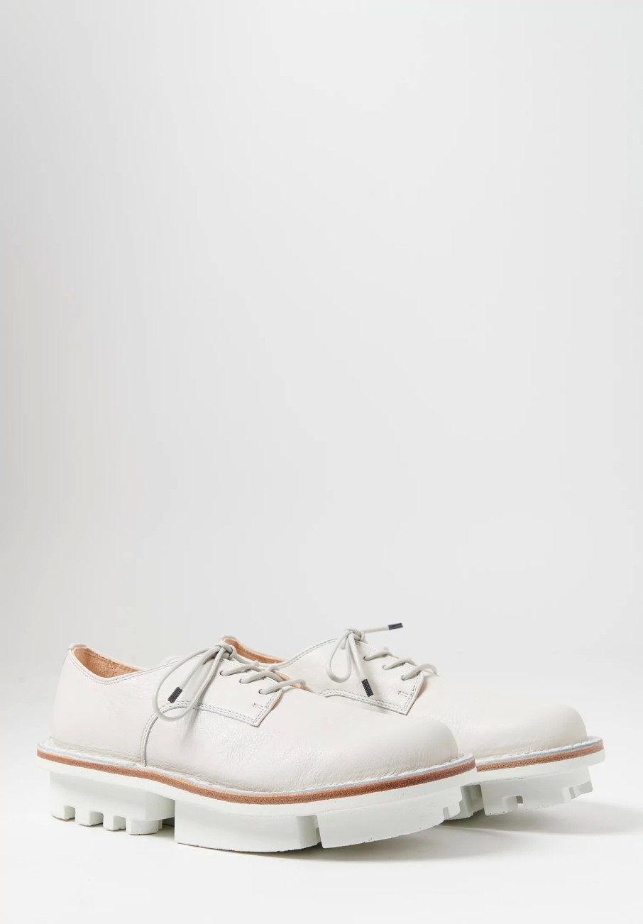 Trippen Shoes | Lace Up Sprint Shoe In Avorio White