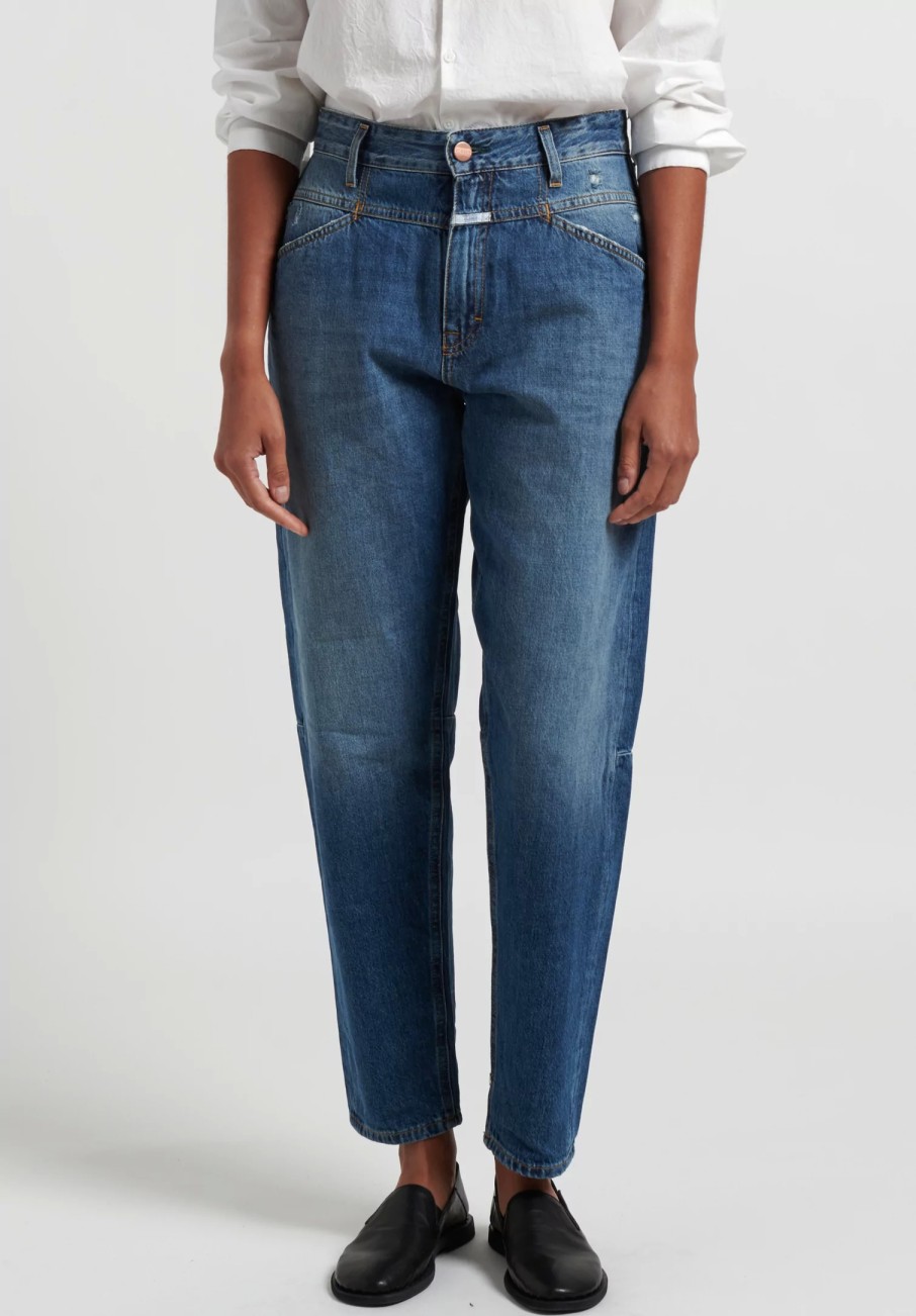 Closed Denim | Mid-Rise Jeans In Dark Blue