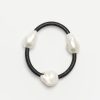 Monies Bracelets | Baroque Pearl And Leather Bangle Bracelet Iii