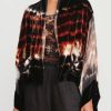 Gilda Midani Jackets | Pattern Dyed Silk Velvet Croissant Overtop In Chocolate Brown Row