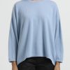 Hania New York Knitwear | Short Sasha Sweater In Woad Blue