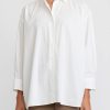 Casey Casey Shirts & Blouses | Light Paper Cotton Hamnet Shirt In Off White