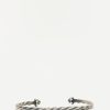 Miranda Hicks Bracelets | Oxidized Sterling Silver Medium Finial Cuff