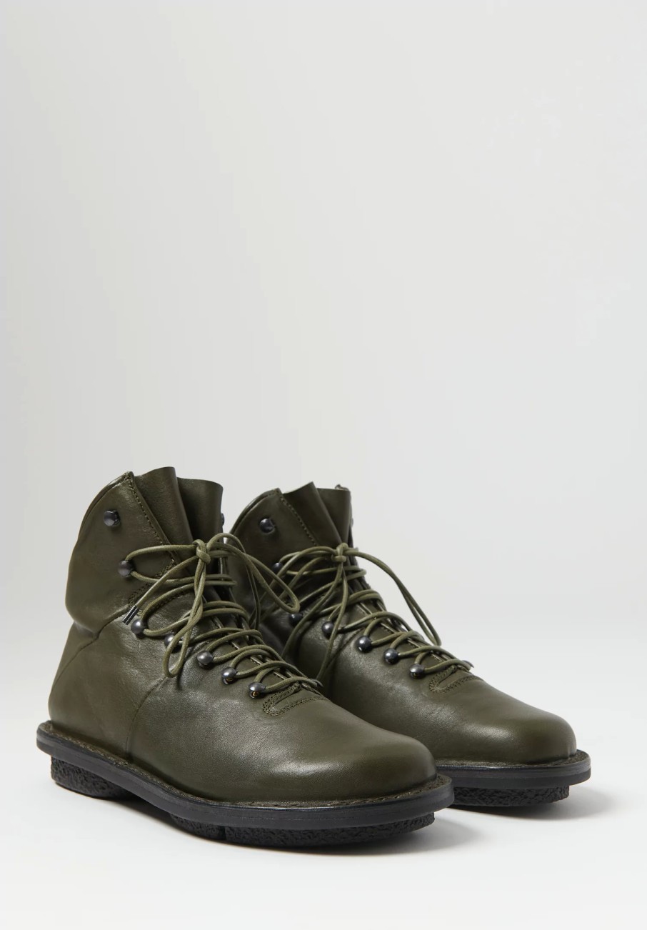 Trippen Shoes | Alpin Shoe In Khaki Green