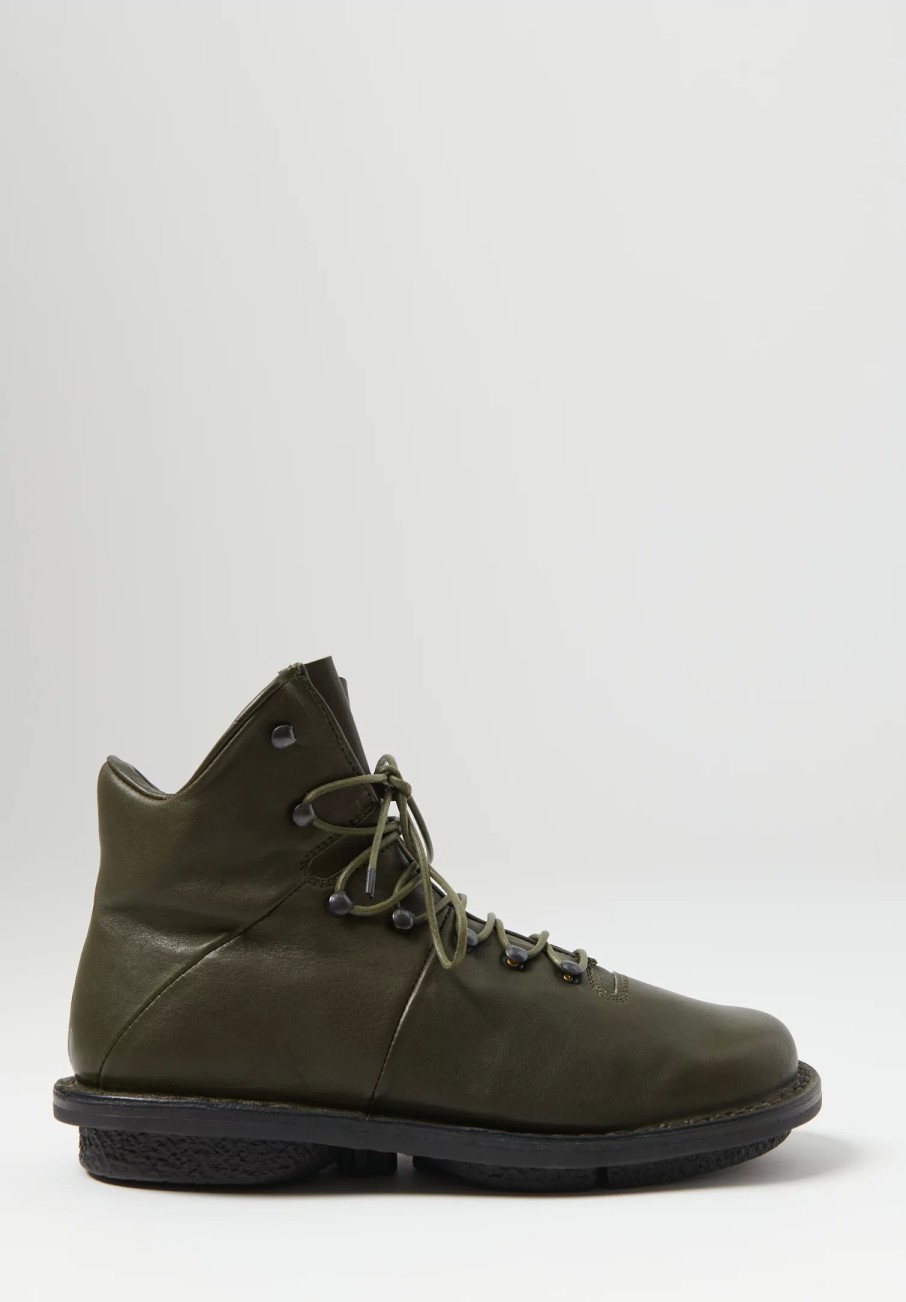 Trippen Shoes | Alpin Shoe In Khaki Green