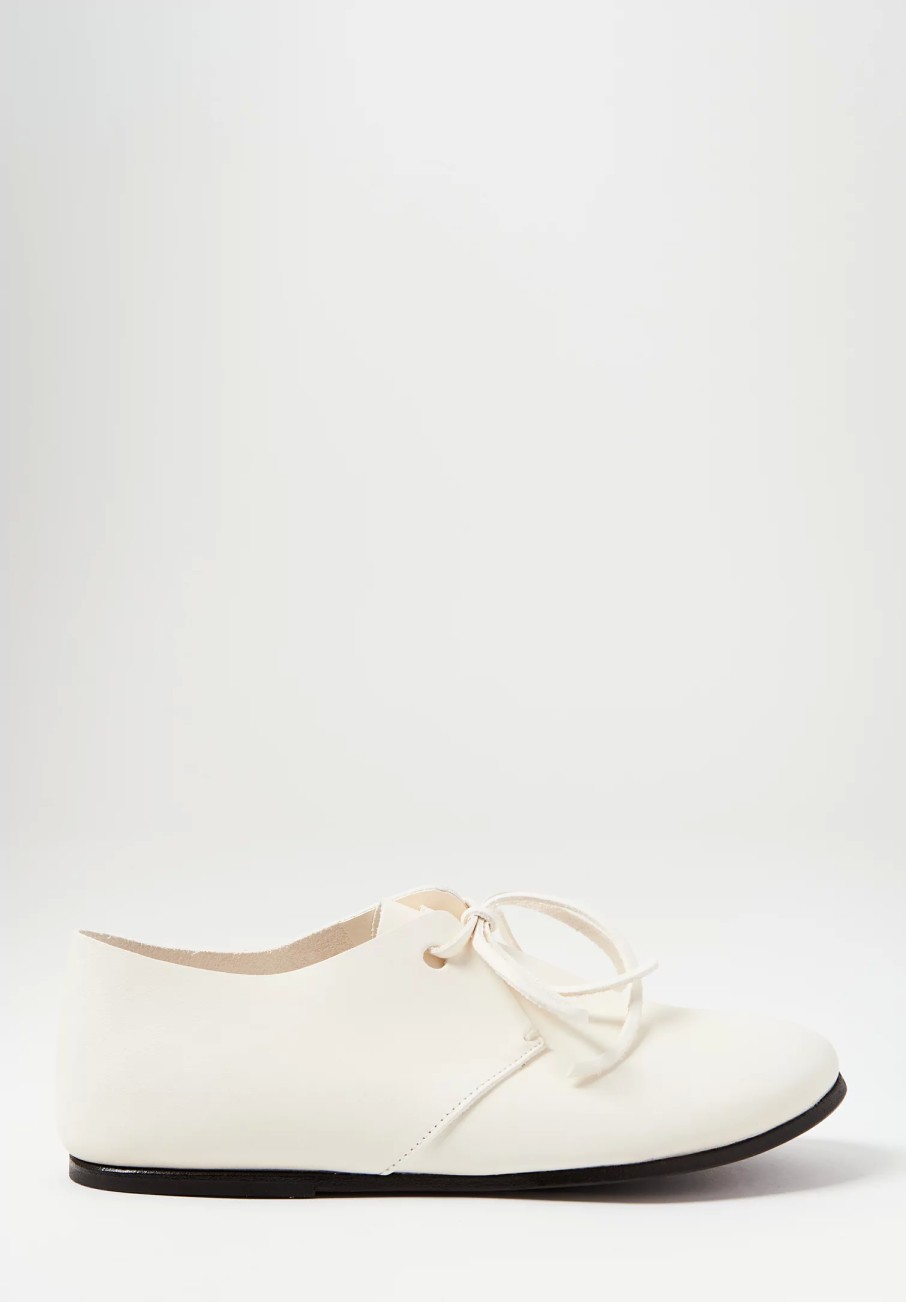 Album di Famiglia Shoes | Album Di Famiglia Leather Shoe In Milk White