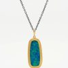 Lika Behar Pendants | 24K, Australian Opal Ocean Pendant