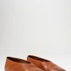 Marsèll Loafers & Slip-Ons | Leather Coltellaccio Ballerina Flat In Caramello Brown