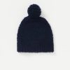 Jil Sander+ Hats | Jil Sander Wool Beanie With Pom Pom In Navy