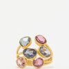 Pippa Small Rings | 18K, Light And Space Spinel Almost Ring