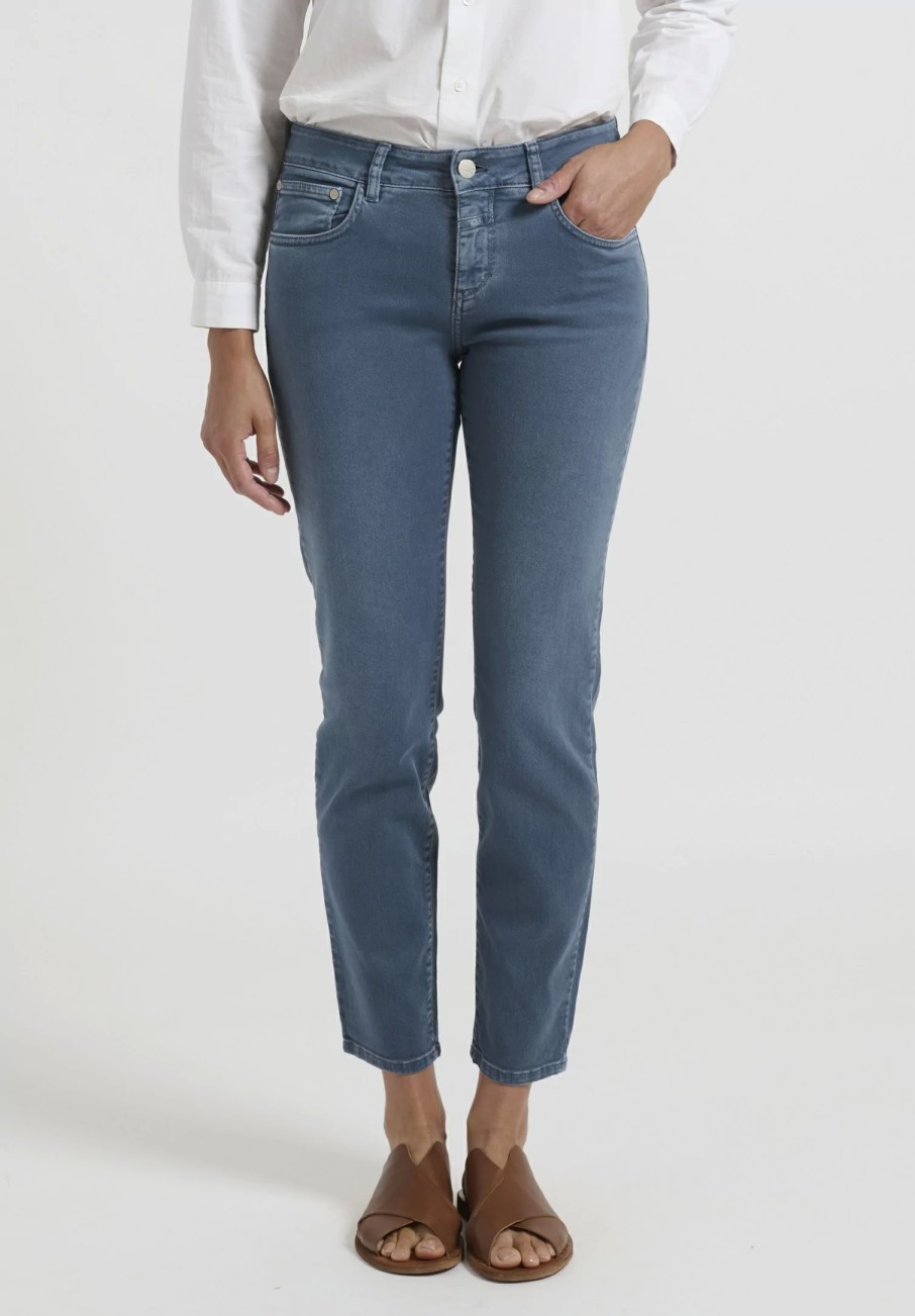 Closed Denim | Baker'' Cropped Narrow Jeans In Polar Blue