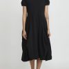 Rundholz Dresses | Cotton Tulip Dress With Pockets In Black