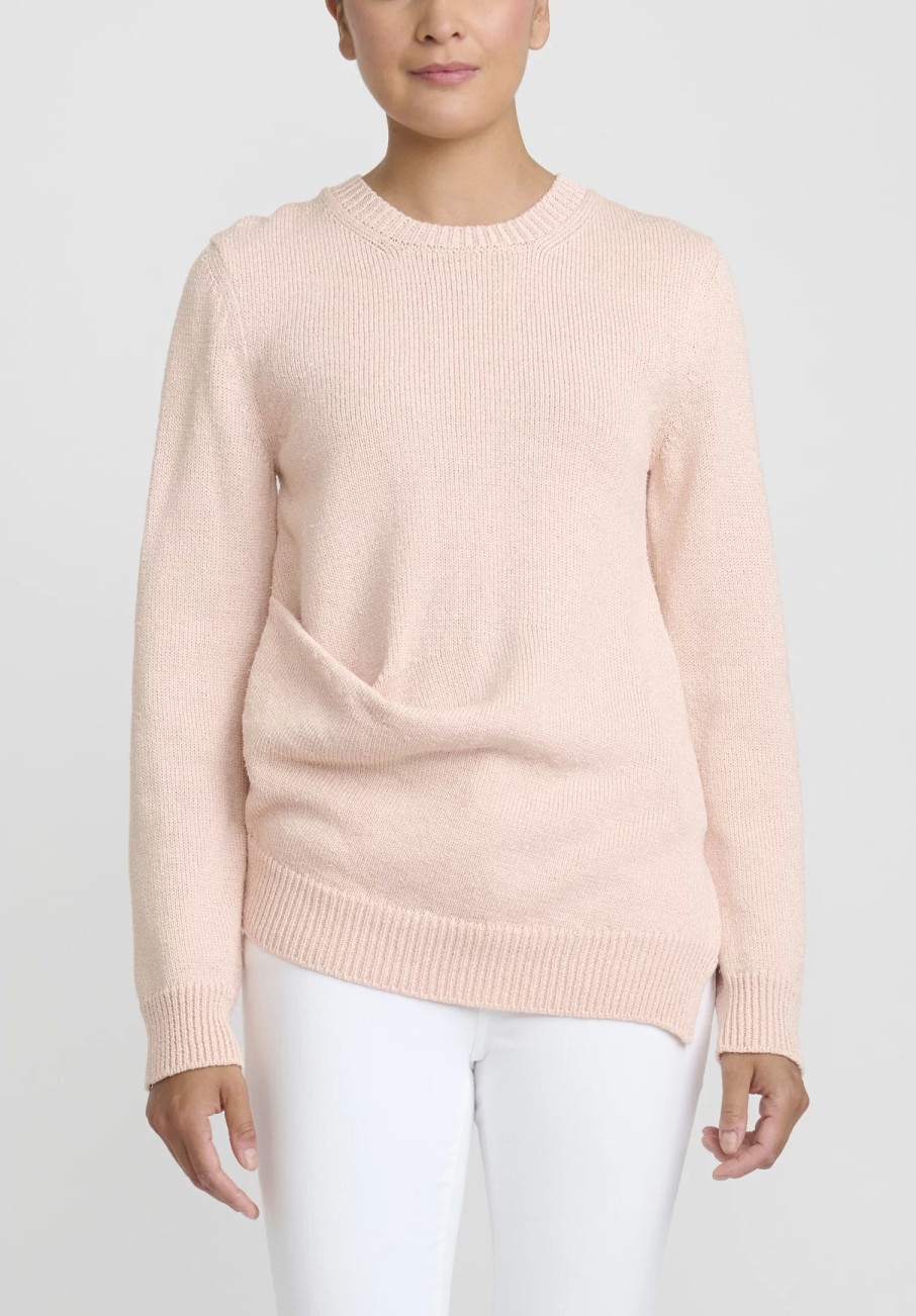 Jil Sander Tops | Japanese Cotton Sweater In Pink Rose