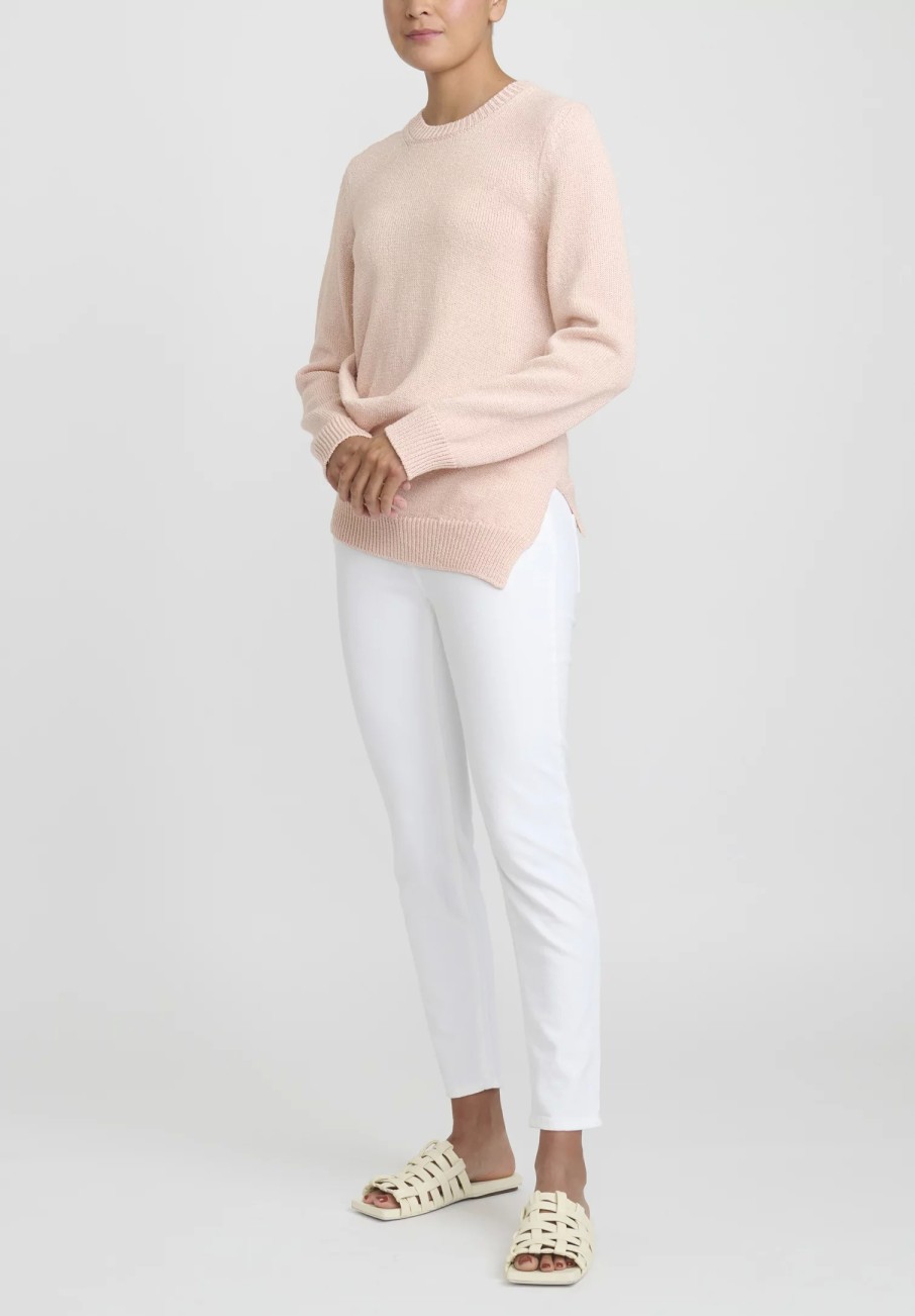 Jil Sander Tops | Japanese Cotton Sweater In Pink Rose