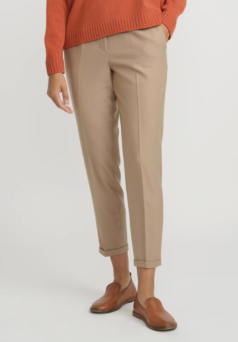 Antonelli Pants | Rosalba Pants In Tan