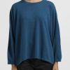 Hania New York Knitwear | Short Sasha Sweater In Alpine Blue