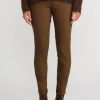 Rundholz Black Label Pants | Cotton Stretch Skinny Pants In Bronze Brown