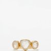 Pippa Small Rings | 18K, Rainbow Moonstone Greek Ring