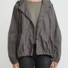 Rundholz Jackets | Hooded Tulip Jacket In Ash Grey