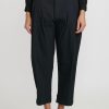 A Tentative Atelier Pants | Elastic Dart Pants In Black