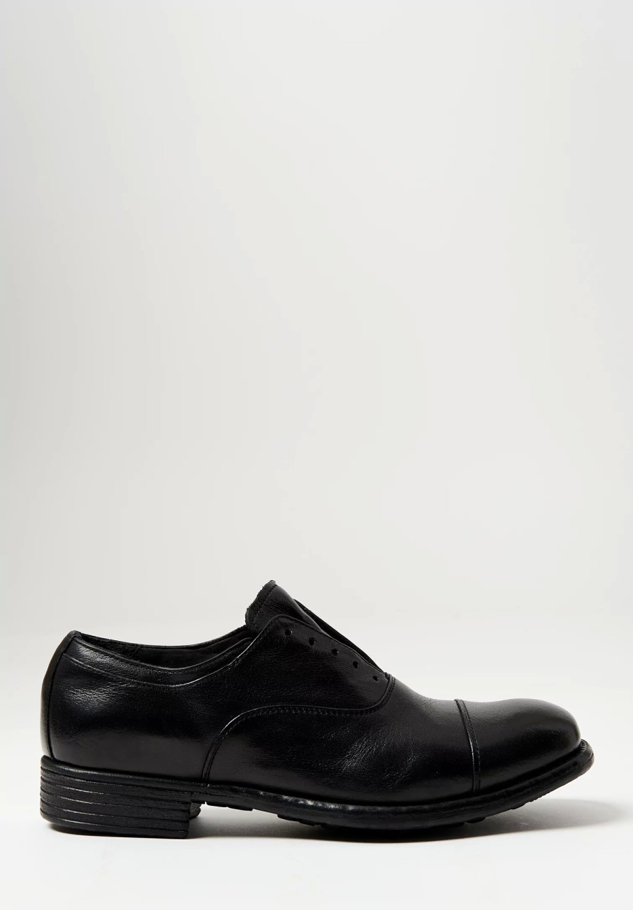 Officine Creative Loafers & Slip-Ons | Leather Calixte Ignis T. Shoes In Nero Black