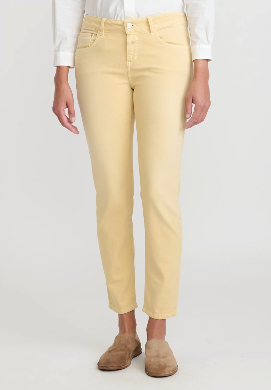 Closed Denim | Baker Mid-Rise Jeans In Elderflower Yellow