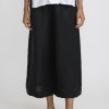 Daniela Gregis Pants | Linen Wide Leg Pigiama Pants In Nero Black