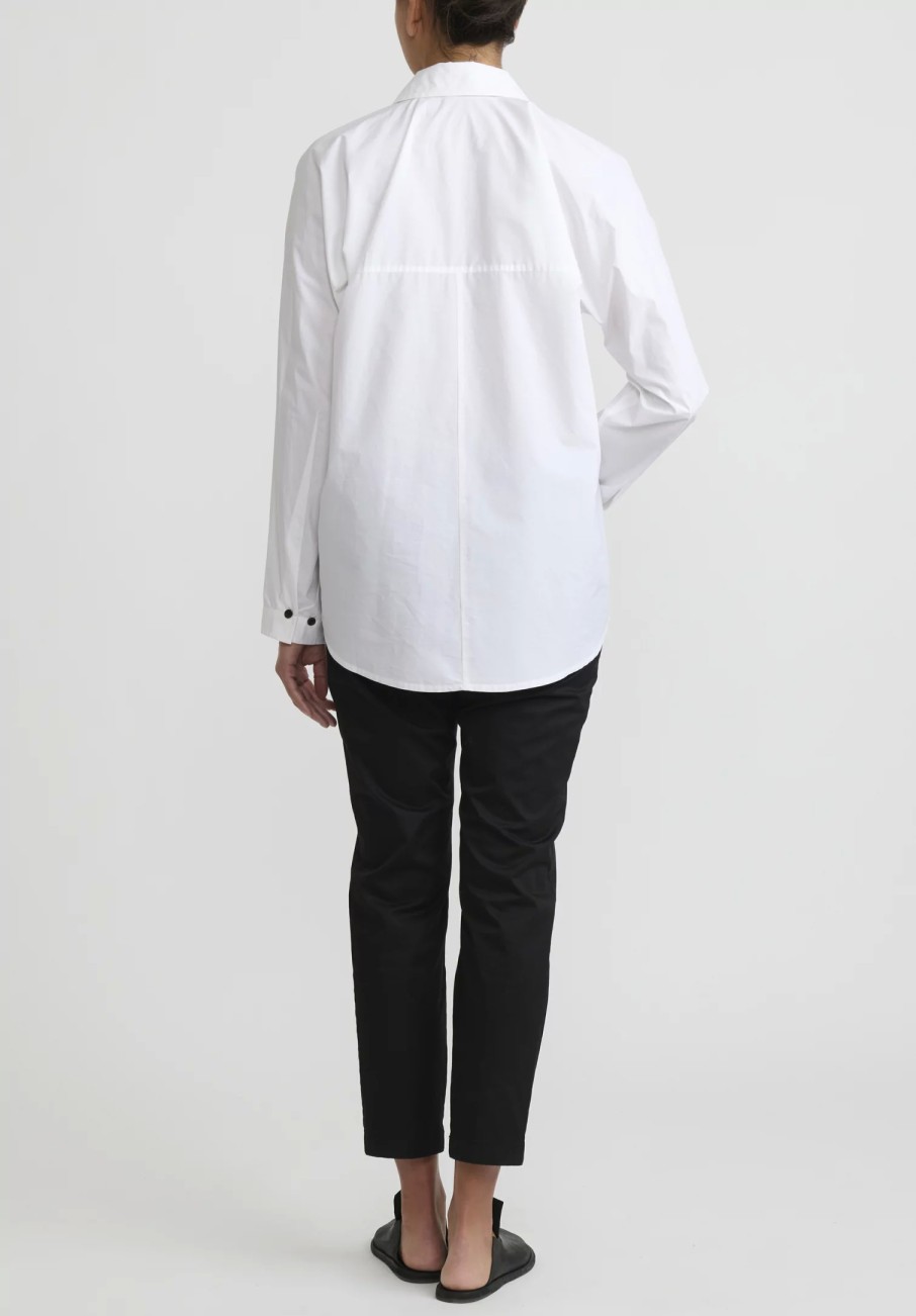 Jan-Jan Van Essche Shirts & Blouses | Cotton Poplin Shirt In White