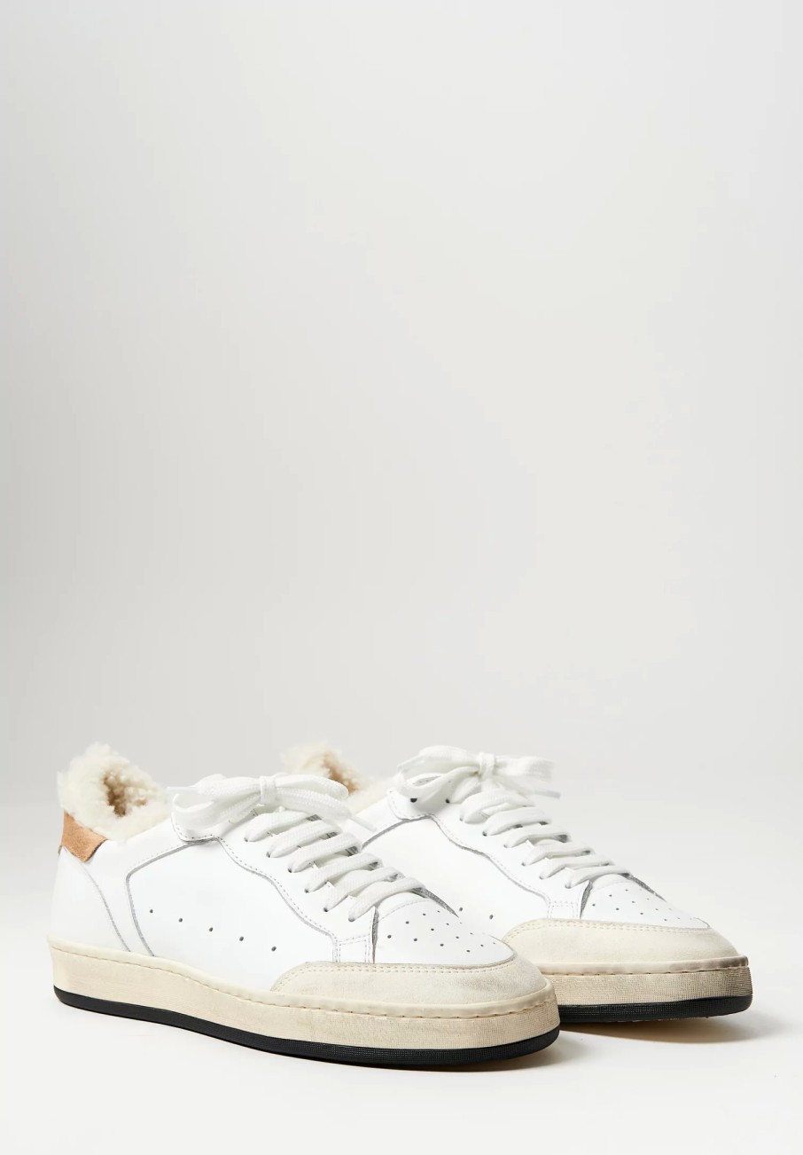 Officine Creative Sneakers | Leather Magic Low Top Sneakers In Dirty Tofu White