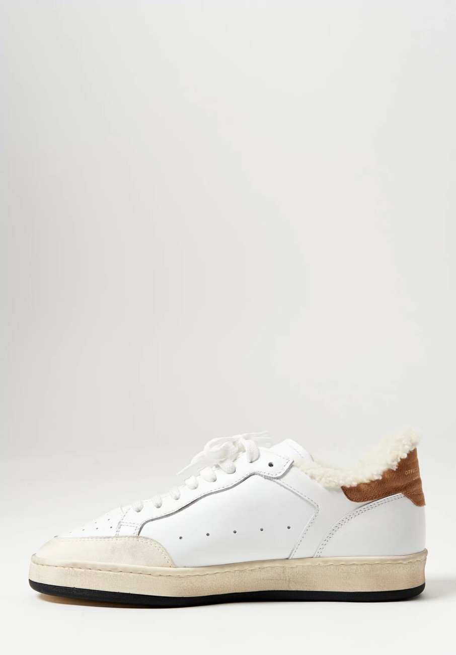 Officine Creative Sneakers | Leather Magic Low Top Sneakers In Dirty Tofu White