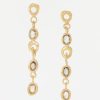 Tovi Farber Earrings | 18K, Diamond Long Drop Earrings