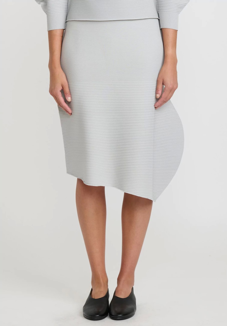 Issey Miyake Skirts | Concretion Pleats Skirt In Light Grey