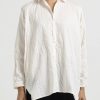 Daniela Gregis Shirts & Blouses | Cotton Fratello Larga Jeroni Top In Peach Pink