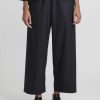 Daniela Gregis Pants | Wool Tapered Leg Pigiama Fondo Stretto Pants In Pied De Poule, Grey & Black