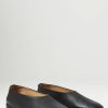 Marsèll Loafers & Slip-Ons | Pebbled'' Leather Coltellaccio Ballerina Flat In Nero Black