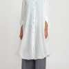 Gilda Midani Tunics | Linen Square Tunic In White