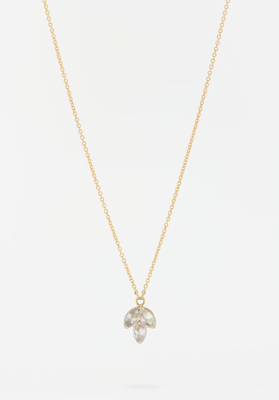 TAP by Todd Pownell Necklaces | 18K, Triple Marquise Diamond Pendant Necklace