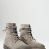 Marsèll Boots | Suede Parrucca Lace-Up Ankle Boots In Asfalto Grey